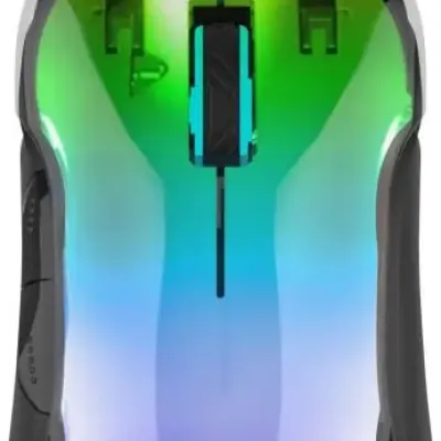 Igear Hawk Wired Gaming Mouse With Customizable Rgb Lights, 8 Buttons, Transparent Top Wired Optical Gaming Mouse