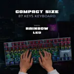 Cosmic Byte CB-GK-25 Pandora TKL Mechanical Keyboard With Outemu Blue Switches And Rainbow LED