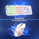 Zebronics Zeb-transformer Premium Keyboard And Mouse Combo Wireless Gaming Keyboard