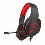 Cosmic Byte Over the Ear Headsets with Mic & LED - G2000 Edition (Black/Red)