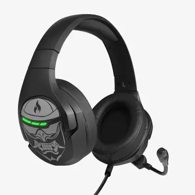 Zebronics Crusher - Wired Gaming Headphone Black