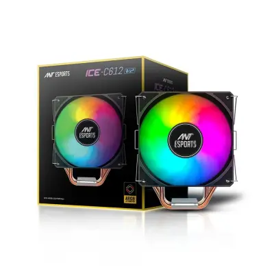 Ant Esports ICE-C612 V2 ARGB 120mm CPU Air Cooler