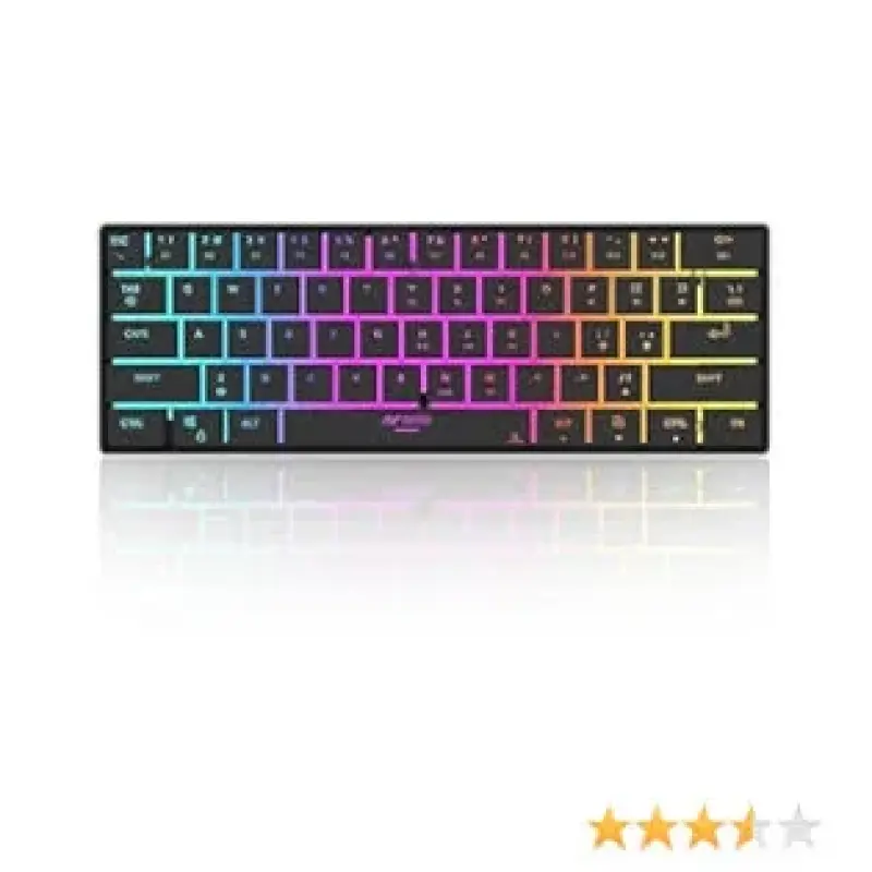 Ant Esports MK1500 Mini Black Wireless RGB Gaming Keyboard