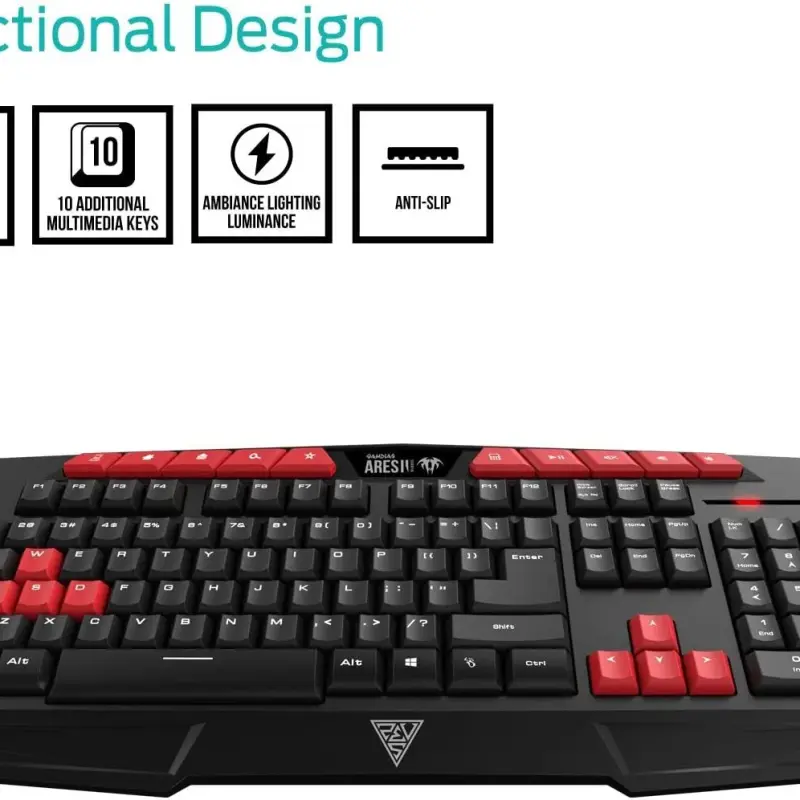 GAMDIAS Ares-Gkc 100 Gaming Membrane Keyboard