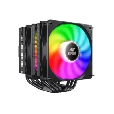 Ant Esports ICE-C400 120mm CPU Air Cooler with Rainbow LED (Black)