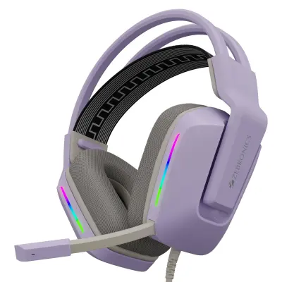 Zebronics Havoc - Gaming Headphone with Dolby Atmos Purple