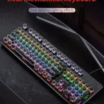 Premium Mechanical LED Backlit 104 Keys Keyboard