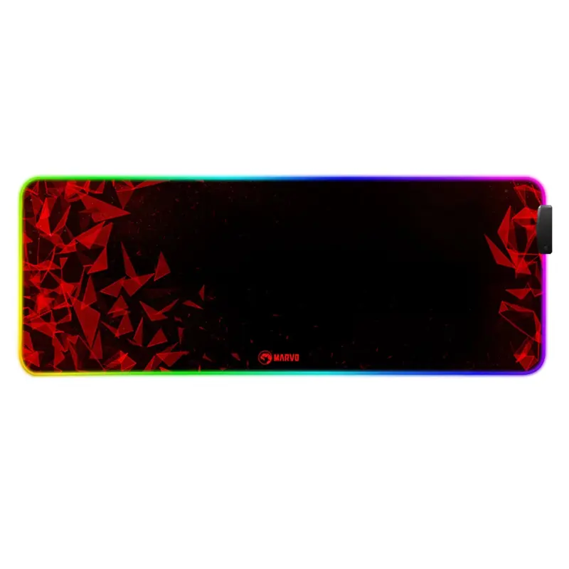 Marvo MG011 Gaming Mouse Pad with 4-Port USB Hub and 11 RGB Effects XL