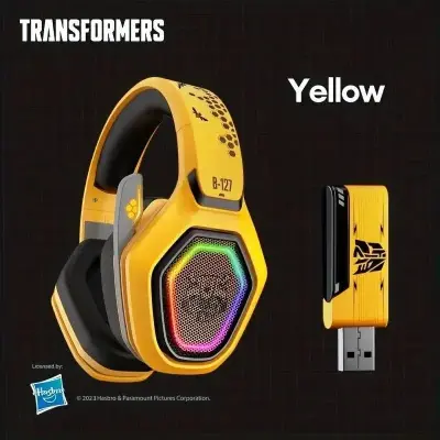 Transformers TF-G01 Best Wireless Headset for Gamers Yellow