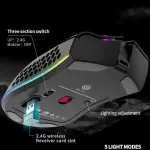 Silent Click Wireless Gaming Mouse: USB Charging and Ergonomic Mouse Design