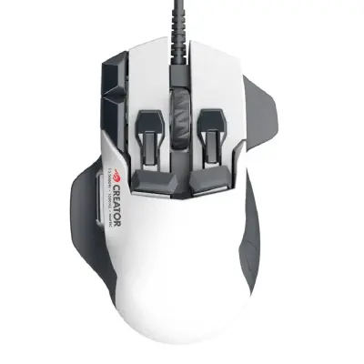 Creator Wired 3D CAD Mouse 13 Customizable Buttons Onboard Memory Profiles Canva Adobe Solidworks Da Vinci Resolve 12000 DPI Ergonomic Des