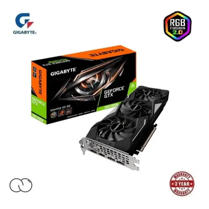 Gigabyte GeForce GTX 1660 Super D6 6GB GDDR6 192-bit Gaming Graphics C