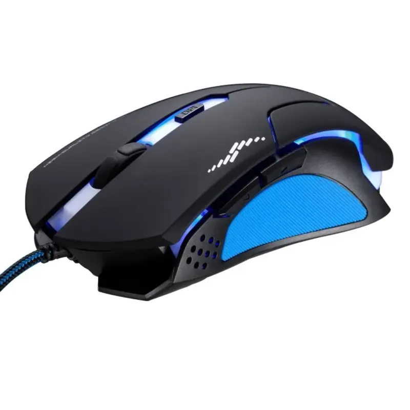 JVY T7 Wired 3 Color Changeable 1200 DPI 1600DPI 2400DPI Gaming USB Optical Mouse