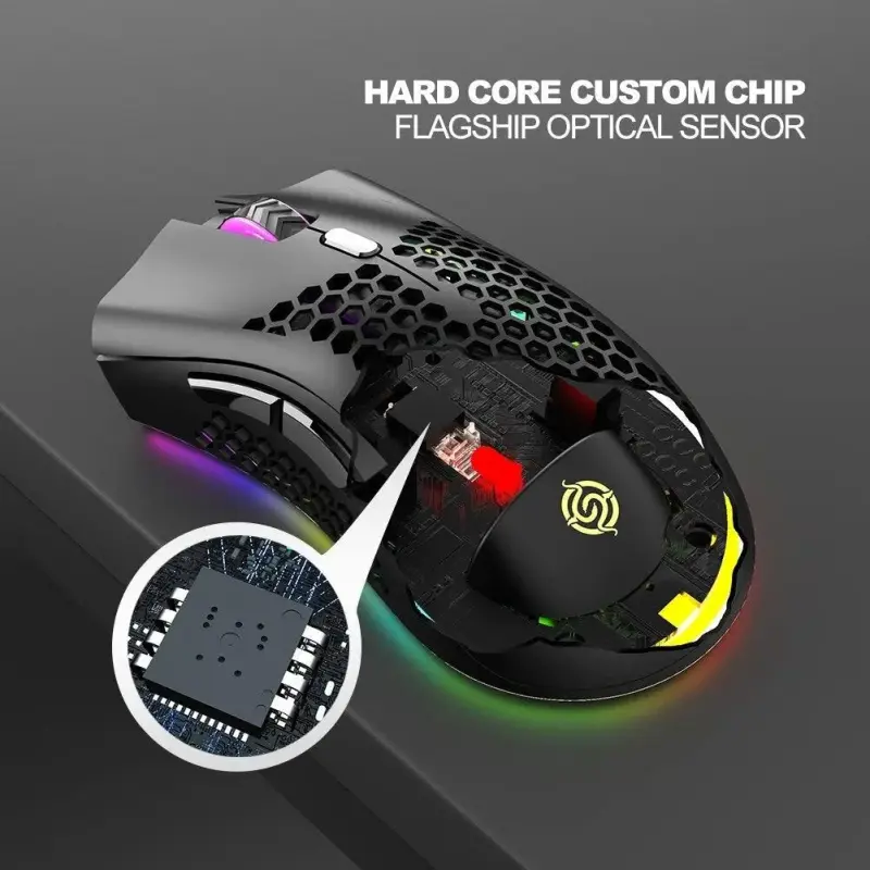 Silent Click Wireless Gaming Mouse: USB Charging and Ergonomic Mouse Design