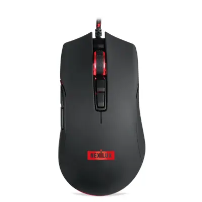 PC Wired Optical Gaming Mouse with Customizable RGB - NEXiLUX