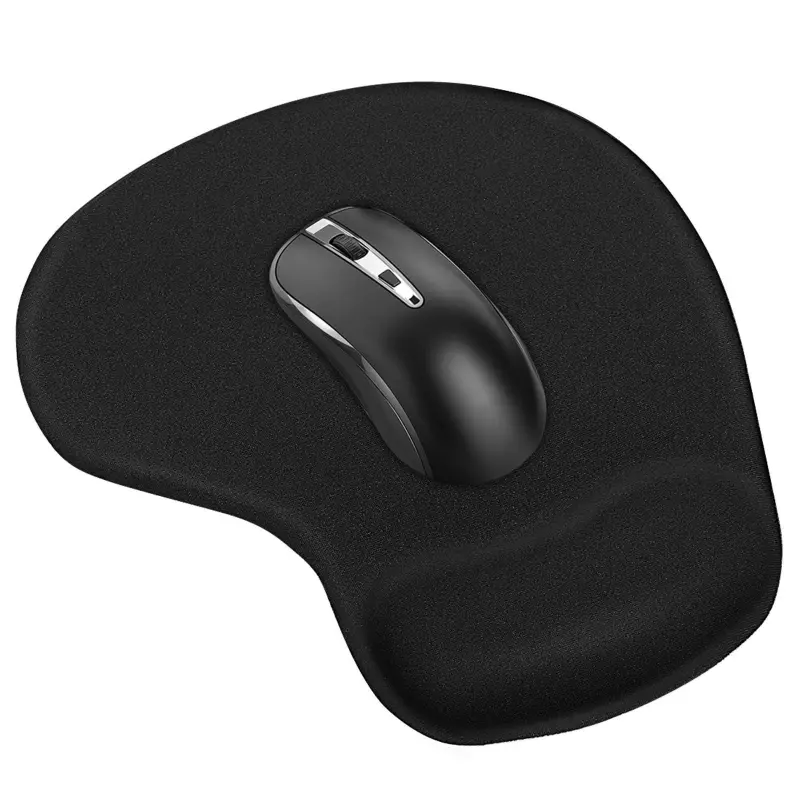 Gaming Mouse Pad with Wrist Support GMP40 Desk Mat for Desktop Computer, Laptop, MacBook, Notebook Magic Mouse Home, Office Game Accessories - Black