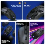 Cosmic Byte Kilonova 3370IC Pro X-Light Gaming Mouse Wired