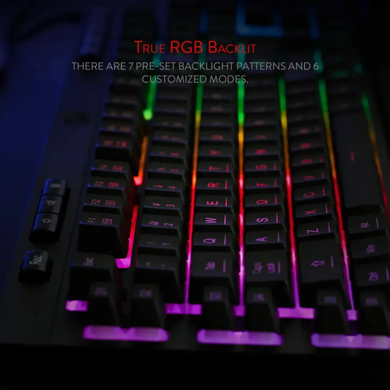 REDRAGON Shiva K512 Wired Gaming Keyboard (RGB Backlight, Black)