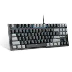 MageGee MK-STAR Wired Mechanical Keyboard (Gray/Black) - Red Switch