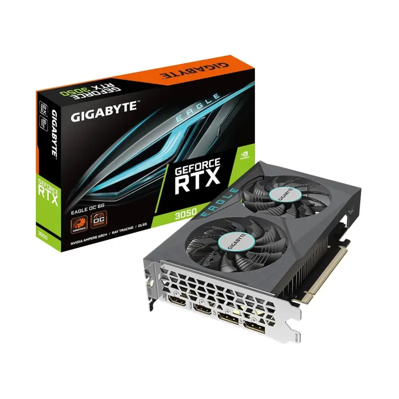 GIGABYTE GeForce RTX 3050 Eagle OC 6GB Graphics Card - tpstech.in