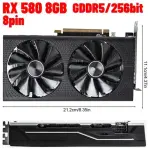 Video card rx 580 8gb 256bit 2048sp gddr5 graphics CARDS for mining amd radeon sapphire VGA no rx 570 590 560 550