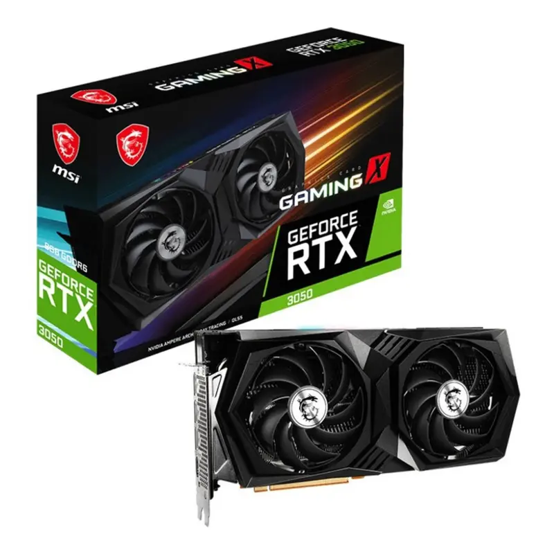 MSI GeForce RTX 3050 GAMING X 8G Graphics Card