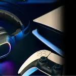 Nitho Titan PRO 7.1 Surround Gaming Headset with Cardioid Microphone Over-Ear Wired Gaming Headphones with RGB LED Black