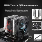 Thermalright Peerless Assassin 120 SE CPU Air Cooler, Dual Tower 6 Heat Pipe, Dual 120mm TL-C12C PWM CPU Fan, for AMD AM4/AM5/Intel LGA 1700/1150