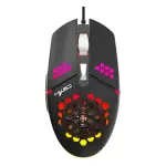 HXSJ J400 Ergonomic Wired Gaming Mouse with Cooling Fan 6-level Adjustable DPI for Desktop Laptop Computer