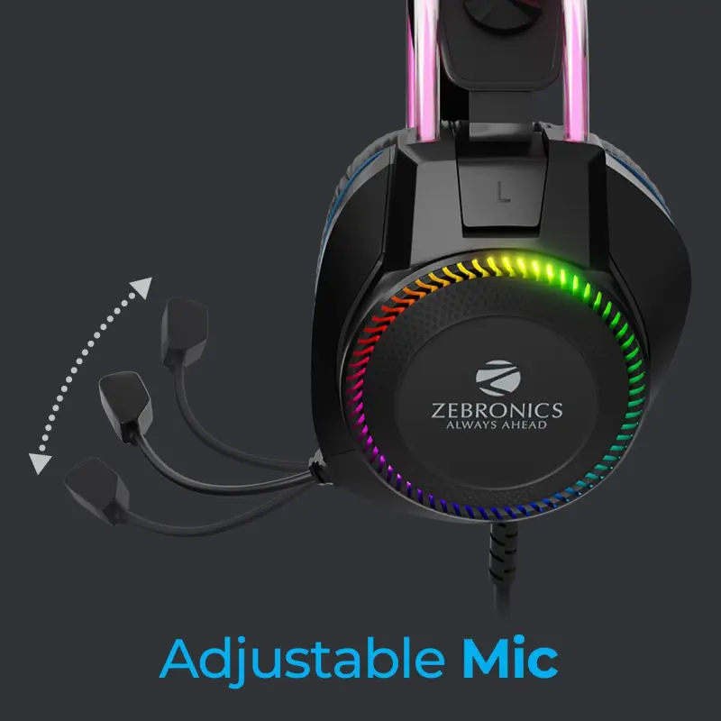 Zebronics Jet Pro - Wired Gaming Headphone with Mic