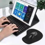 Gaming Mouse Pad with Wrist Support GMP40 Desk Mat for Desktop Computer, Laptop, MacBook, Notebook Magic Mouse Home, Office Game Accessories - Black