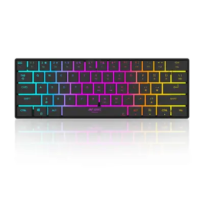 Ant Esports MK1500 Mini Black Wireless RGB Gaming Keyboard