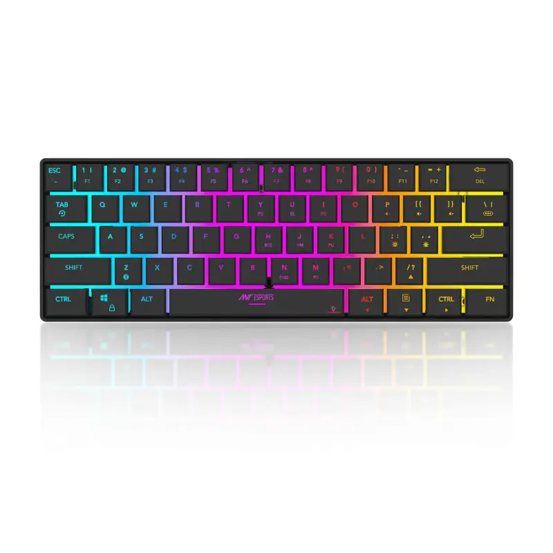 Ant Esports MK1500 Mini Black Wireless RGB Gaming Keyboard