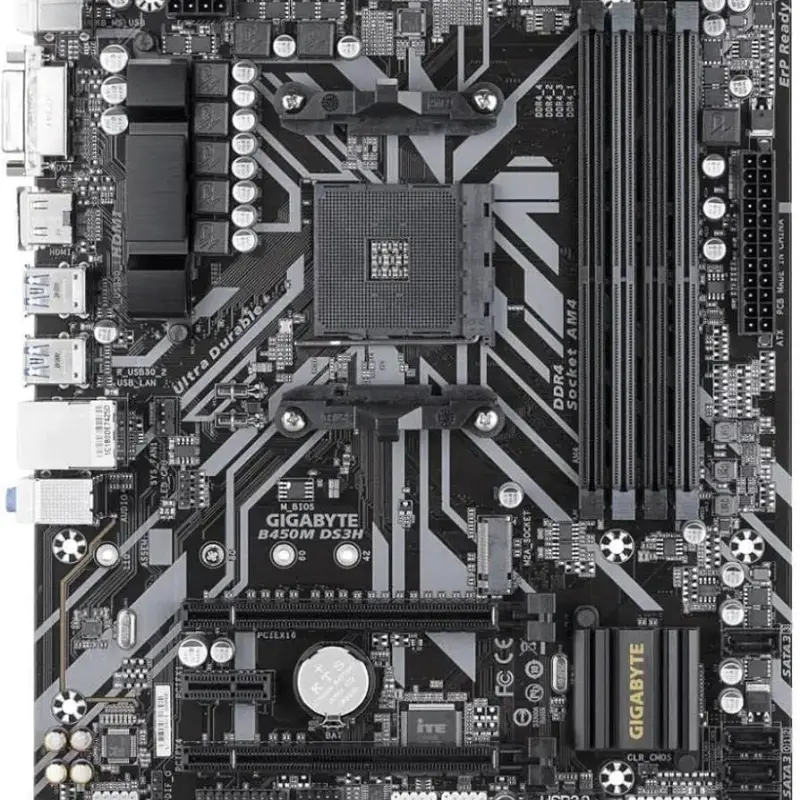 Gigabyte B450M DS3H WIFI AM4 Micro-ATX Motherboard B450M DS3H