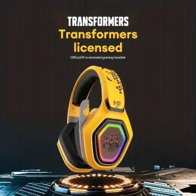 Transformers TF-G01 Best Wireless Headset for Gamers Yellow