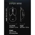 Razer Viper Mini RGB Wired Gaming Mouse - Black