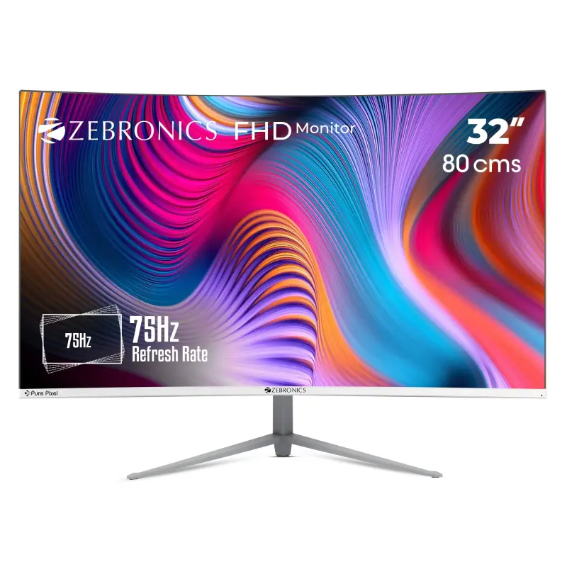 ZEBRONICS AC32FHD 32 Inch Curved FHD Monitor