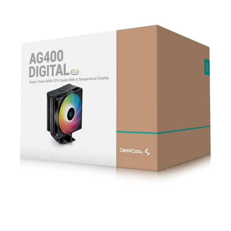 Deepcool AG400 Digital BK ARGB CPU Air Cooler