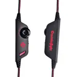 Cosmic Byte Over the Ear Headsets with Mic & LED - G2000 Edition (Black/Red)