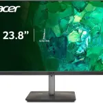 Acer Vero Series 60.45 Cm 23.8 Inch Full Hd Led Backlit Ips Panel Colorful Patterned Back Mood Light, Dual Glass Design, Flicker Free, Tilt-able Stand