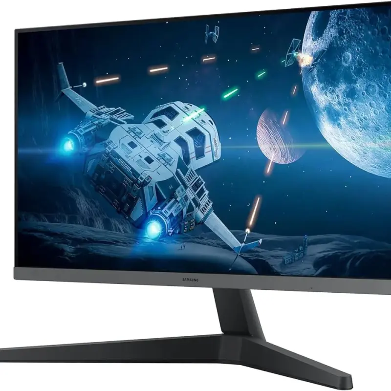 Samsung 27-inch (68.59cm) FHD, IPS, 100 Hz, 1920 x 1080 Flat Monitor, Bezel Less Design, AMD FreeSync, Flicker Free, HDMI, Display Port